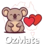 Login logo image for Ozmate the best Australian dating site